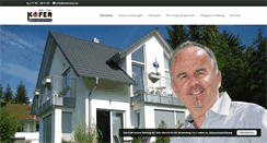 Desktop Screenshot of kaeferbau.de